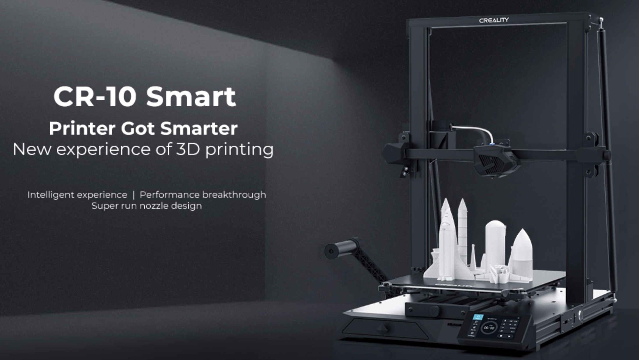 Creality CR-10 Smart 3D Printer
CR-10 스마트 3D프린터
4.3인치 터치스크린, 듀얼Z축, 지능형 오토레벨링 
