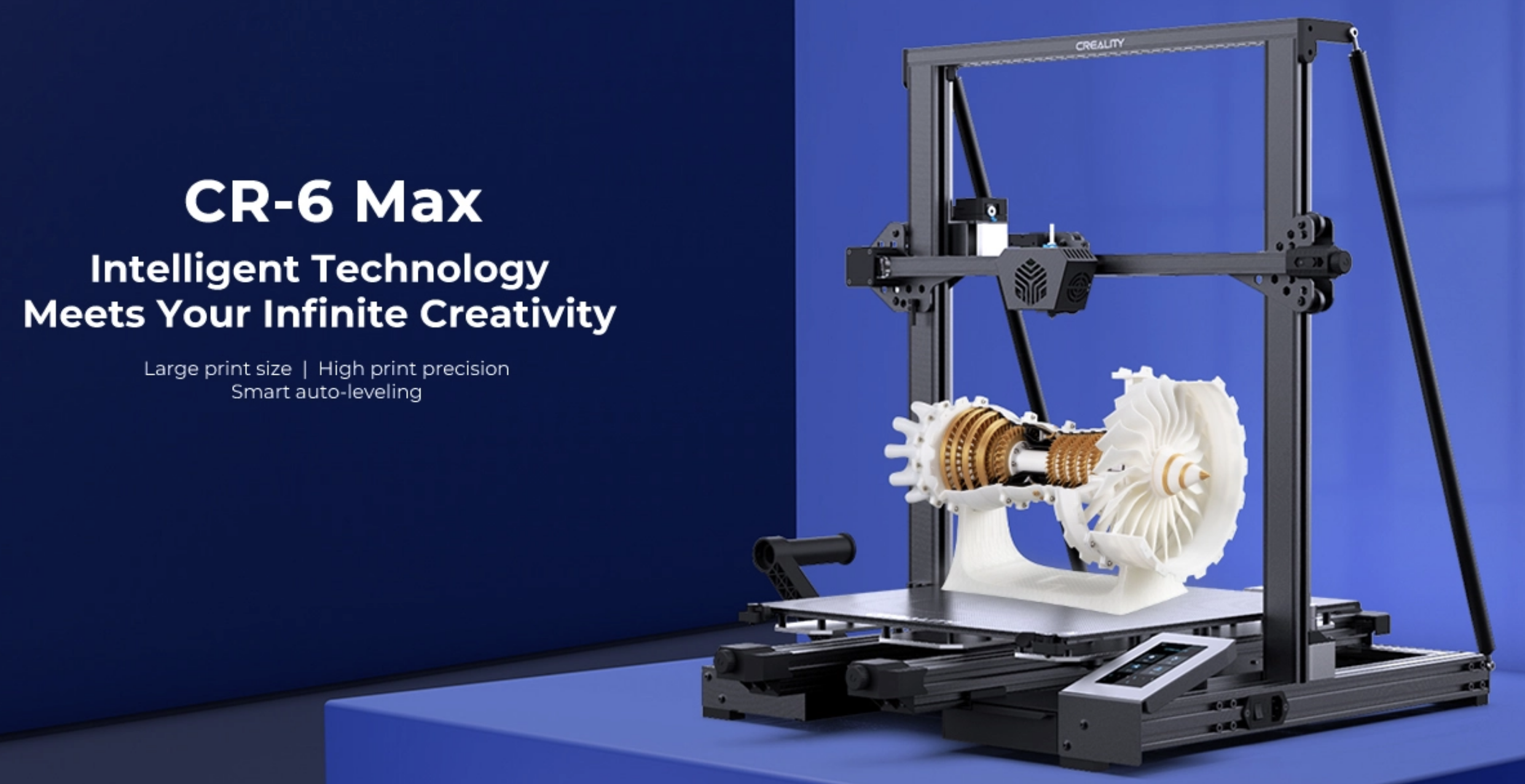 CR-6 MAX 3D printer
CR-6 맥스 3D 프린터
대형 출력사이즈, Double Pull Rod, Dual-Y 축