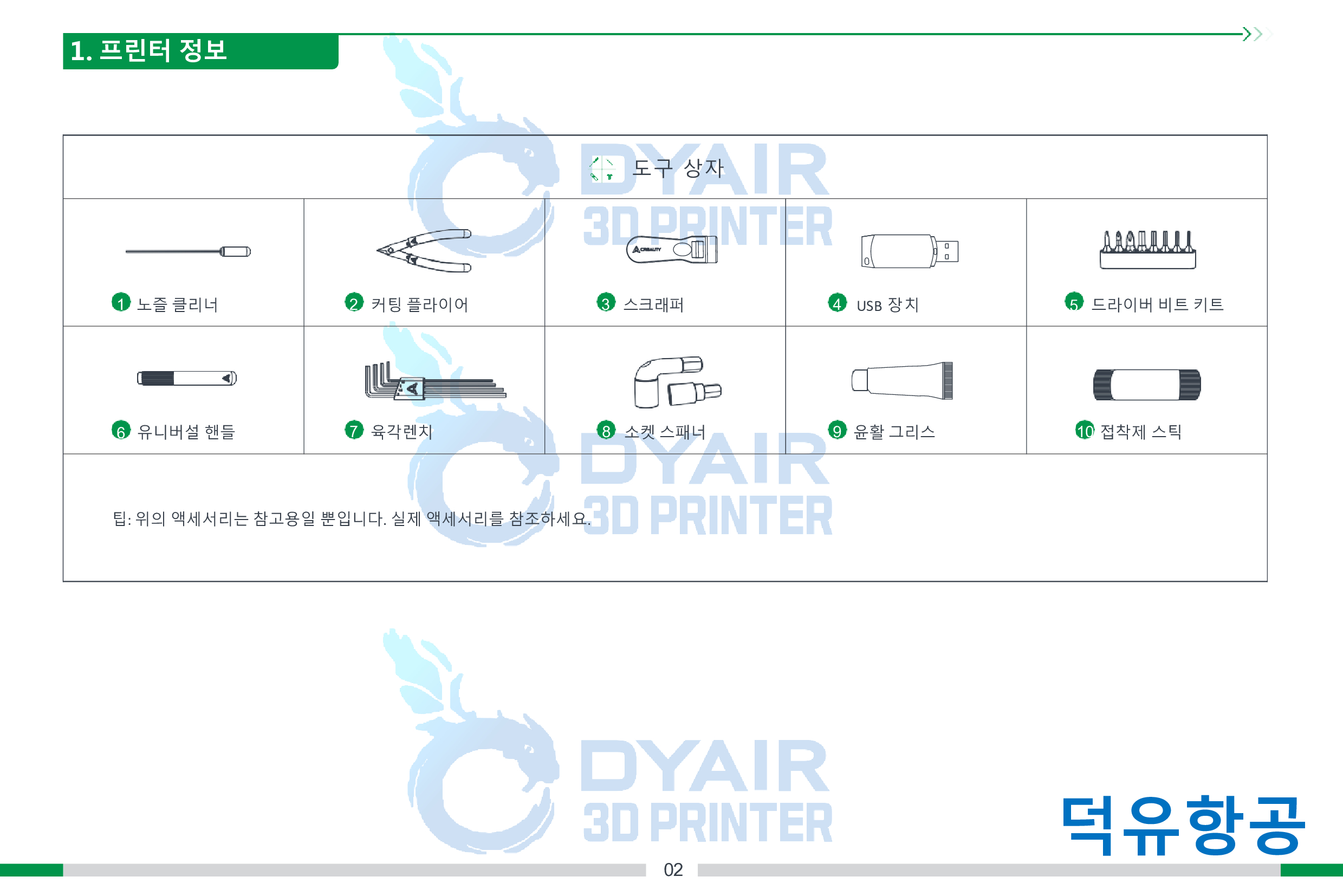 크리얼리티 K2 PLUS 사용자 매뉴얼; CREALITY K2 PLUS User manual 한국어 덕유항공