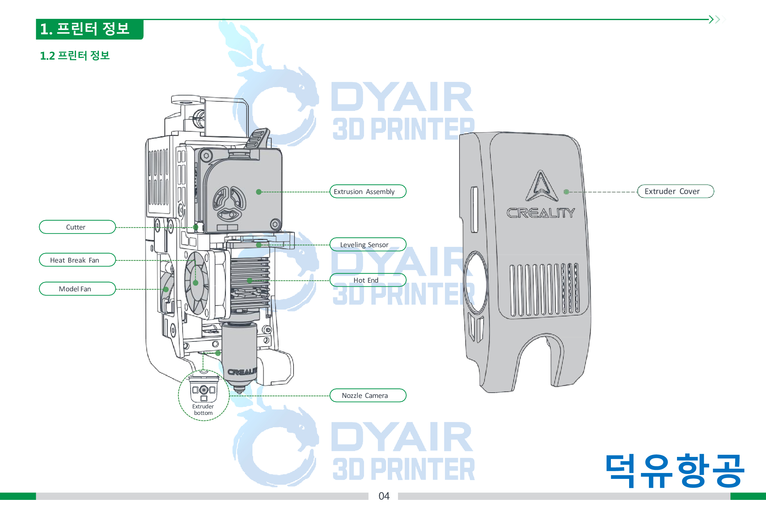 크리얼리티 K2 PLUS 사용자 매뉴얼; CREALITY K2 PLUS User manual 한국어 덕유항공