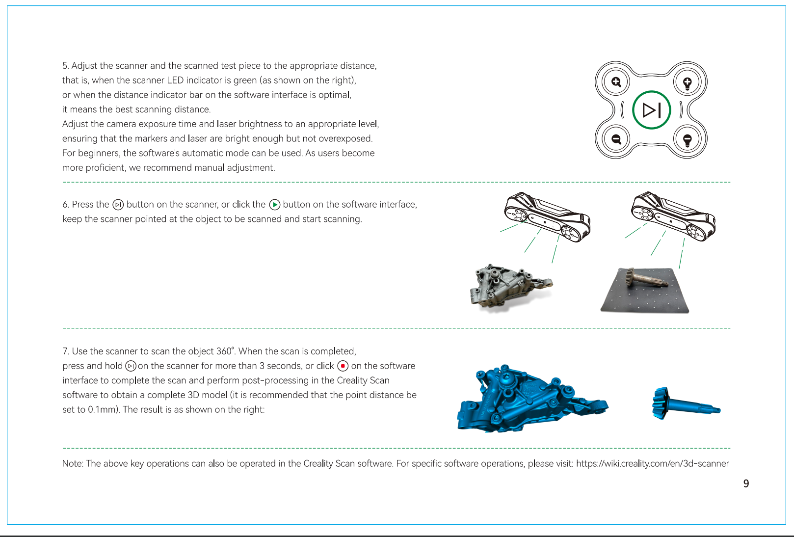 CREALITY CR-SCAN Raptor 크리얼리티 3D스캐너 랩터 덕유항공 영문 사용자 설명서