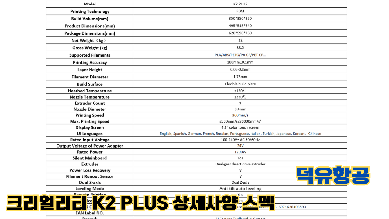 크리얼리티 K2 Combo 한국시장 정식판매 할인 이벤트 2024.10.21일부터