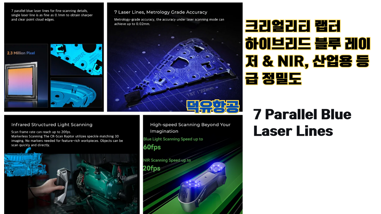 크리얼리티 랩터 제품상세설명; Creality Raptor 3D스캐너