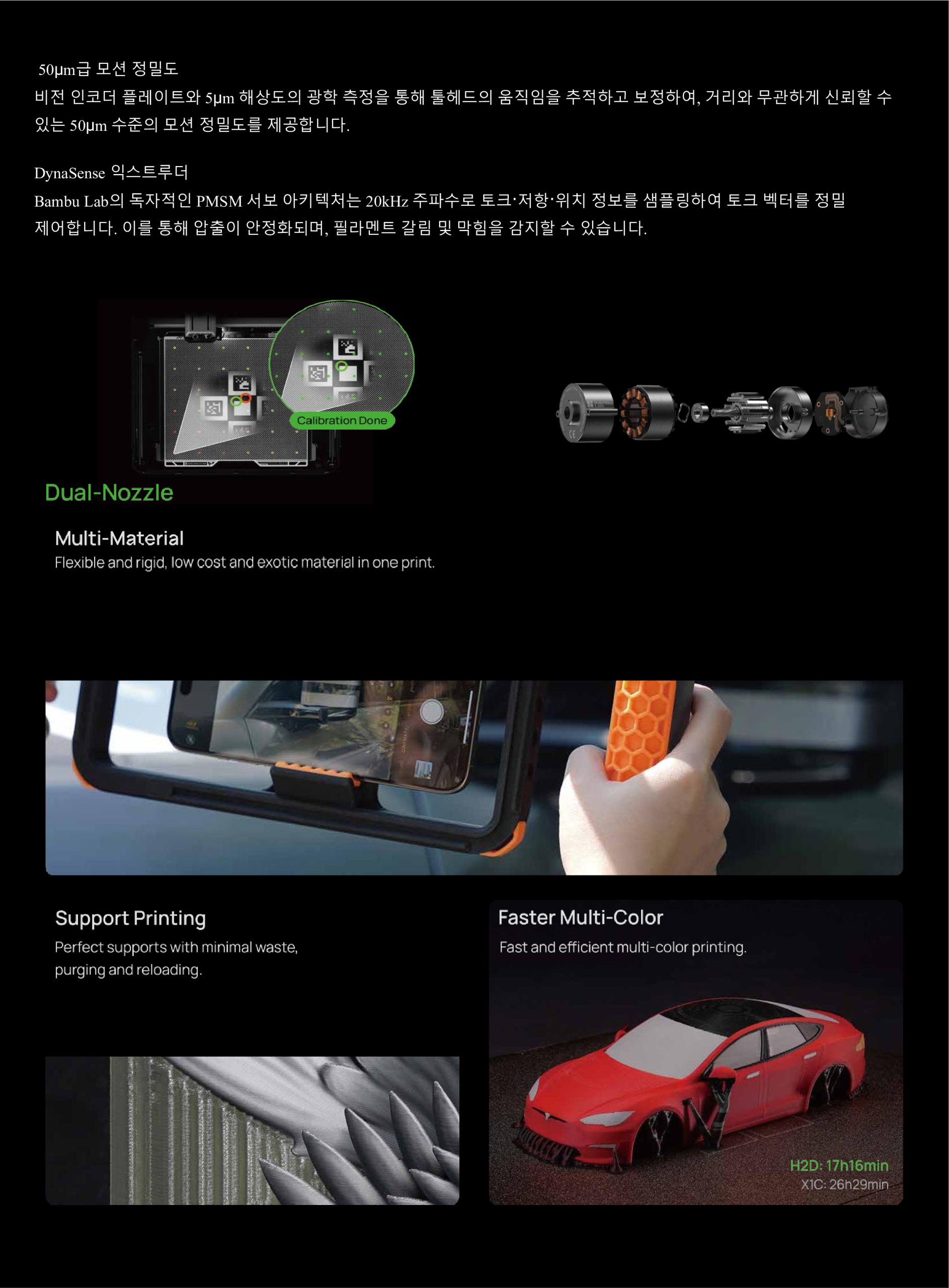 뱀부랩 H2D 제품설명 및 스펙, 소규모 제조업을 위한 3D프린터 #뱀부랩 #h2d #h2dc #10W #40W