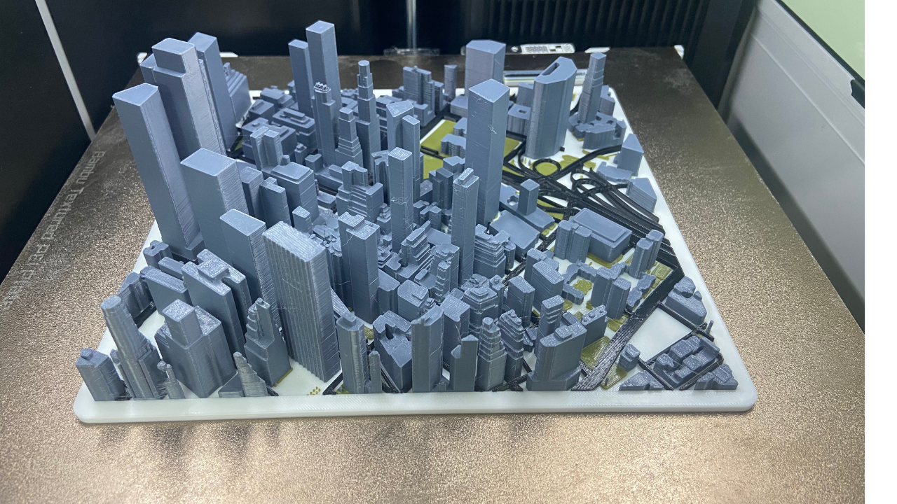 뱀부랩 H2D 3D프린터 뉴욕 매해튼을 출력하다.Bambu Lab H2D Printing New York Manhattan #뱀부랩 #H2D #BambuLab #뱀부랩한국공식서비스센터덕유항공