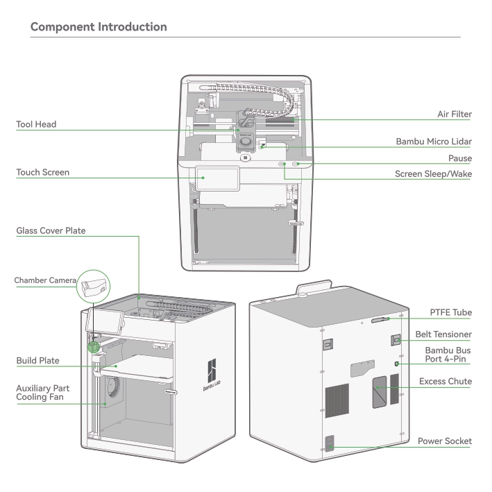 뱀부랩 X1-Carbon 3D프린터 퀵 사용자 가이드, Bambu Lab X1C Quick User Guide